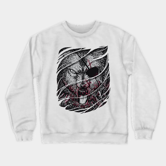 Wild Soul Crewneck Sweatshirt by Deniart